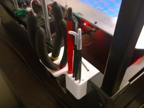 rigidbot tool caddy 3d printer accessories holder 3d print model - Mito3D