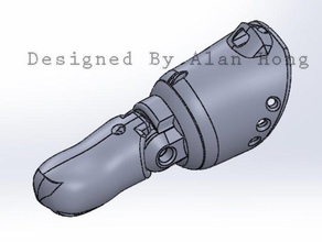 ah parcial del dedo de prótesis la ingeniería habilitar 3d print model - Mito3D