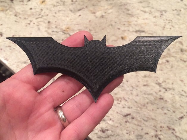 batarang toys games batman dark night ninja star shuriken throwing 3D print model - Mito3D