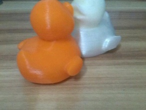 elastic rubber duck stl art 3d print model - Mito3D
