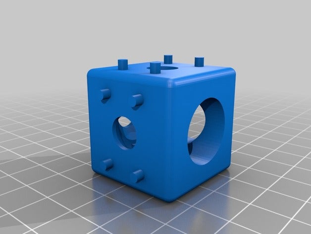 easy print corner bracket 3d printer parts 3D print model - Mito3D
