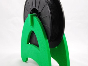 customisable spool holder 3d printer accessories customizable customizer filamentchallenge fillament 3d print model - Mito3D