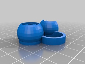 mon personnalisés caméléon eye toy mécanique jouets 3d print model - Mito3D