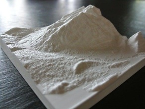 mount niesen İsviçre tarar kopyaları arazilerde 3d print model - Mito3D