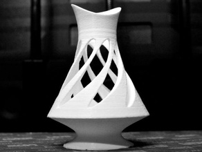 chimenea top etkileşimli sanat 3d kafes süs pla 3d print model - Mito3D