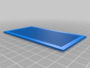 özelleştirilmiş openscad ızgara yaratıcım parametrik evcil hayvan 3d print model - Mito3D