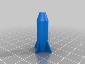 Rakete Requisiten Modell-Rakete 3d print model - Mito3D