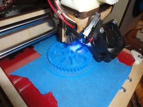 printrbot lc 40mm fan mount led holder 3d printing 3d print model - Mito3D