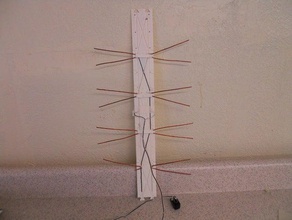 12 wave antenna 495mhz gadget 3d print model - Mito3D