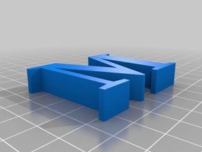 mektup Anahtarlık 3d print model - Mito3D