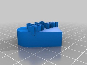 rip jack cuore del messaggio personalizzato 3d print model - Mito3D