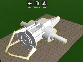 half life 2 gravity gun - Spielzeug Spiel Zubehör 3d print model - Mito3D