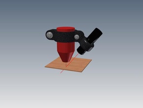 red dot laser pointer 40watt cutter diy 3d print model - Mito3D