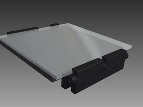 Swap-Bett-Glas-3d-Drucker - Zubehör beheizte Bett herausnehmbar 3d print model - Mito3D