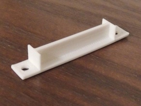 straight brace parts connector 3d print model - Mito3D