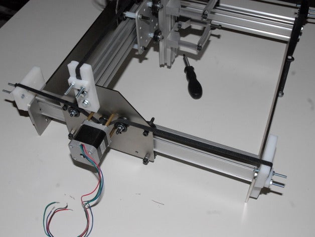 shapeoko axis belt clamp parts tension 3D print model - Mito3D