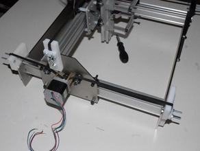 shapeoko eje de la correa sujeción partes tensión 3d print model - Mito3D