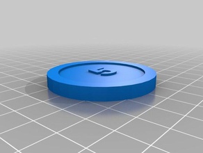 ficha de poker 3d impressão 3d print model - Mito3D