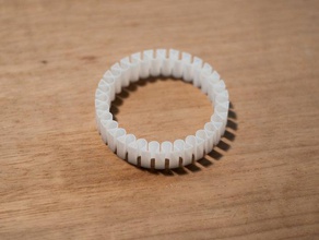 drop bracelet bracelets fashion flexing jewelry ultimaker 3d print model - Mito3D