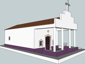 capela barraquinhas de los edificios estructuras 3d sketchup 3d print model - Mito3D