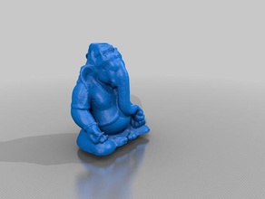 ganesha institut d'art de chicago sculptures isense sens scanner 3d print model - Mito3D