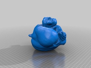 ibrido di frutta verdura sculture 3d print model - Mito3D