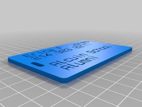 equipaje etiqueta de erica organización personalizado 3d print model - Mito3D