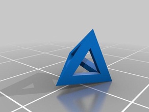 tetrahedron 50 math Kunst angepasst 3d print model - Mito3D