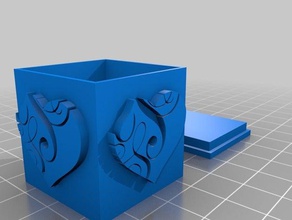 dia de são valentim caixa outros personalizador 3d print model - Mito3D