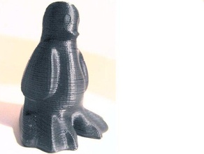 grotux d'autres 3d l'art blender figurine modèle ornement penguin reprap jouet 3d print model - Mito3D