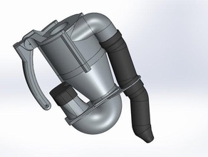 cyclonic vacuum cleaner machine tools fan real vortex 3d print model - Mito3D