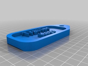trailer keys other customized 3d print model - Mito3D