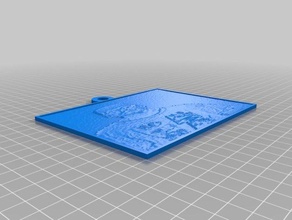 mi personalizados lithopane ja 2d arte 3d print model - Mito3D