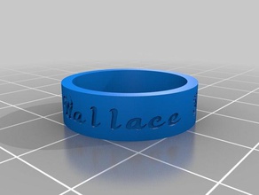 wallace supreme rings customized 3d print model - Mito3D