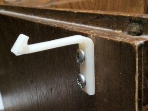 cupboard latch other 3d printed sketchup 3d print model - Mito3D