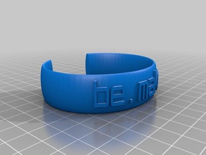 bemaker pulseiras personalizado 3d print model - Mito3D