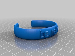 bemaker v2 pulseiras personalizado 3d print model - Mito3D