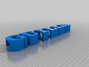 guille işaretler logoları özelleştirilmiş 3d print model - Mito3D