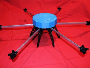 hexacopter rc i veicoli autopilota drone robot uav 3d print model - Mito3D