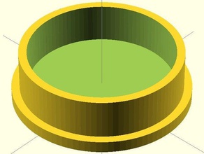 parametric inside cap diy 3d print model - Mito3D