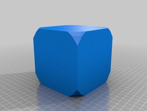 6 dice customized 3d print model - Mito3D