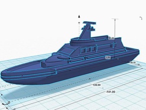 tekne gemi bot 3d baskı 3d print model - Mito3D