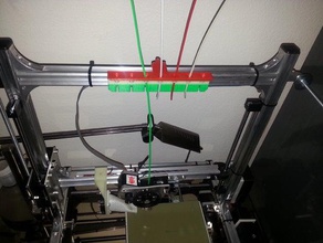k8200 filament spool guide cleaner holder bracket 3d printer accessories reprap velleman 3d print model - Mito3D