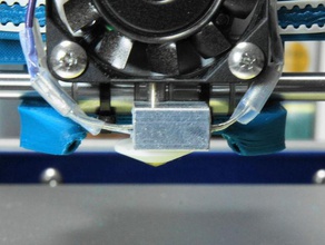 foldarap nozzle cooling fan 3d printer accessories huxley openscad 3d print model - Mito3D