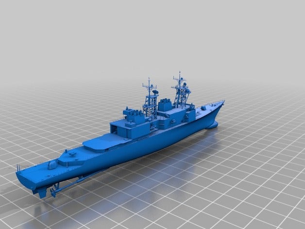 uss spruance other 3D print model - Mito3D