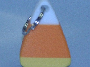 candy corn keychain keychains 3d print model - Mito3D