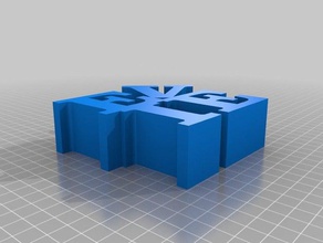 my customized word sculpture evie sculptures 3d print model - Mito3D