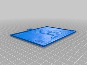 sol zheng yi 2d a arte personalizado 3d print model - Mito3D