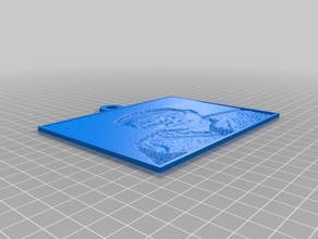 my customized lithopane shf 2d art 3d print model - Mito3D