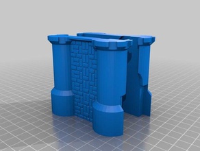 dados de torre destino brinquedo jogo os acessórios catraia rosto 3d print model - Mito3D